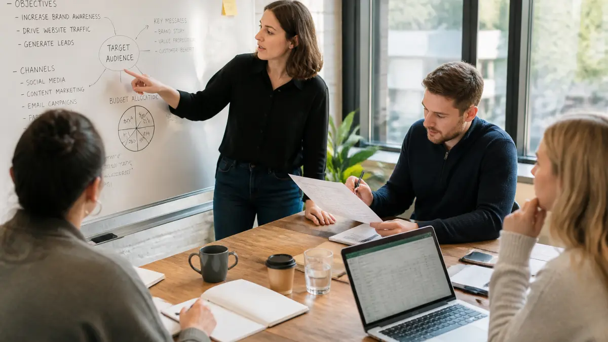 Plan marketing : structure, objectifs et indicateurs à suivre