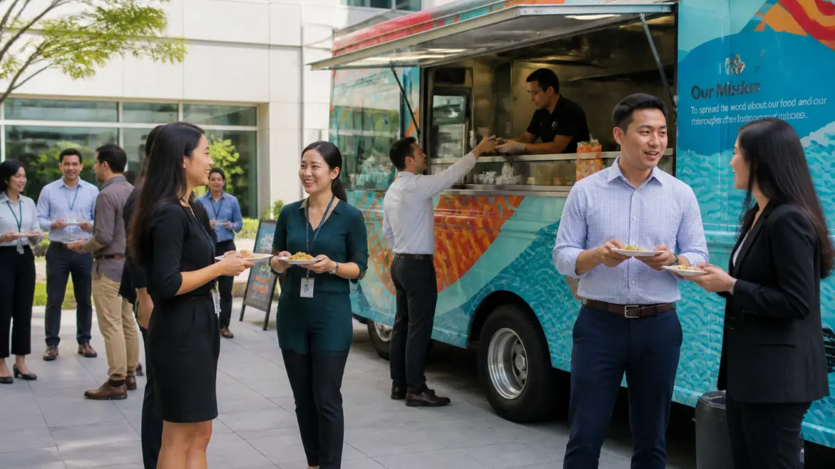 Organiser un événement professionnel réussi grâce aux food trucks en entreprise