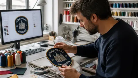 Comment créer un écusson personnalisé grand format en pièce unique ?