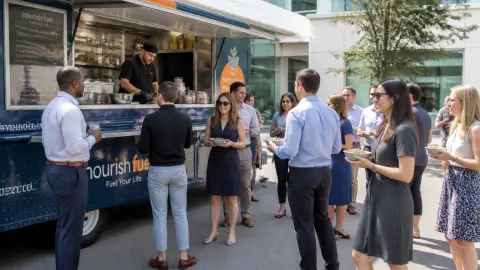 Organiser un événement professionnel réussi grâce aux food trucks en entreprise