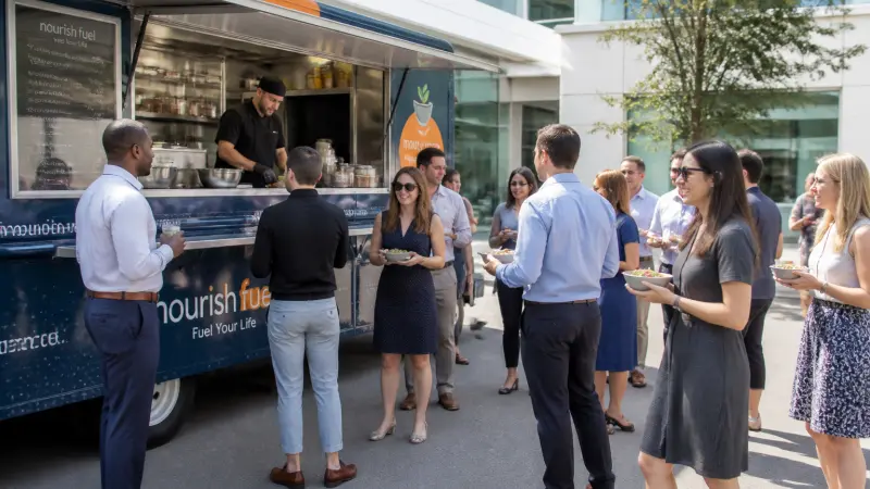 Organiser un événement professionnel réussi grâce aux food trucks en entreprise